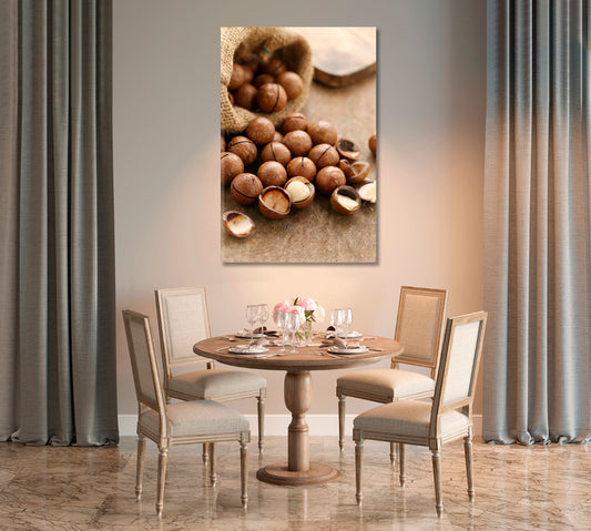 Organic Macadamia Nut Canvas Print-Canvas Print-CetArt-1 panel-16x24 inches-CetArt