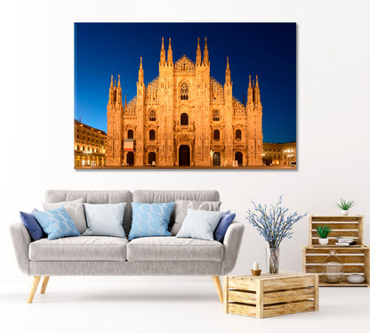 Piazza del Duomo Italy Canvas Print-Canvas Print-CetArt-1 Panel-24x16 inches-CetArt