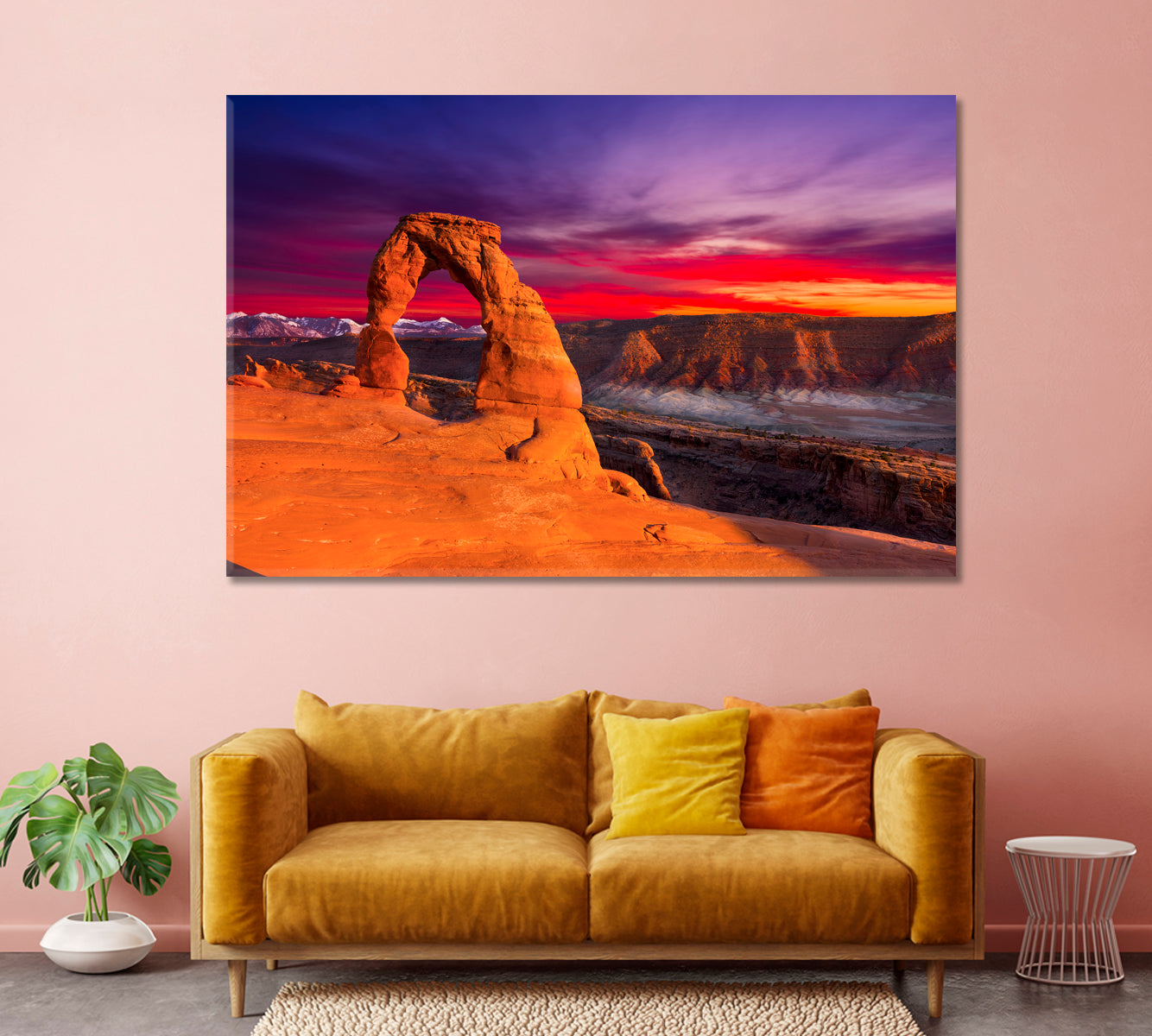 Delicate Arch Arches National Park Utah Canvas Print-Canvas Print-CetArt-1 Panel-24x16 inches-CetArt