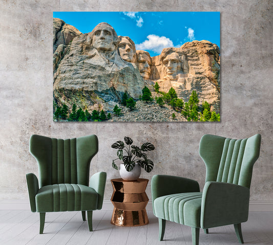 Mount Rushmore Canvas Print-Canvas Print-CetArt-1 Panel-24x16 inches-CetArt