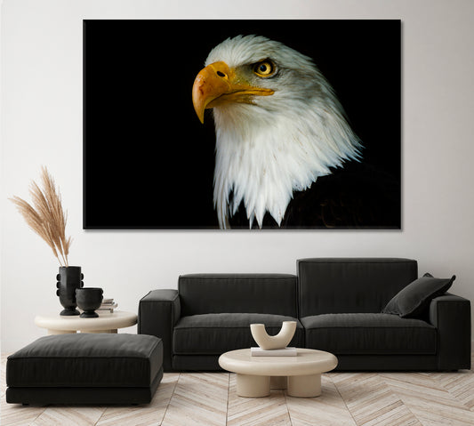 National American Bird of Prey Eagle Canvas Print-Canvas Print-CetArt-1 Panel-24x16 inches-CetArt