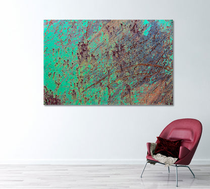 Abstract Old Cracked Wall Canvas Print-Canvas Print-CetArt-1 Panel-24x16 inches-CetArt