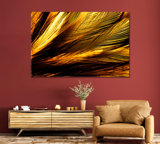 Beautiful Abstract Feathers Canvas Print-Canvas Print-CetArt-1 Panel-24x16 inches-CetArt