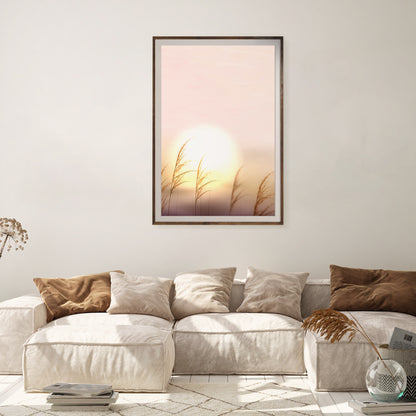 Pampas Grass Beige Poster Wall Art Print-Vertical Posters NOT FRAMED-CetArt-8″x10″ inches-CetArt