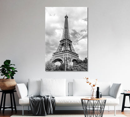 Eiffel Tower Symbol of Paris Canvas Print-Canvas Print-CetArt-1 panel-16x24 inches-CetArt