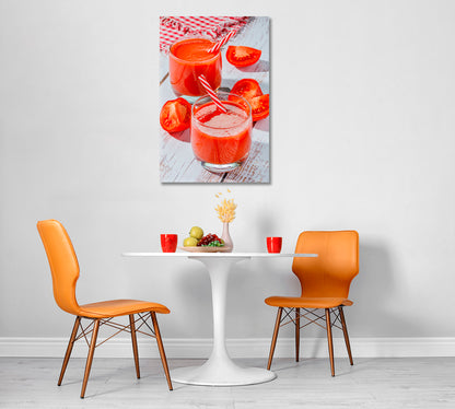 Tomato Juice Canvas Print-Canvas Print-CetArt-1 panel-16x24 inches-CetArt
