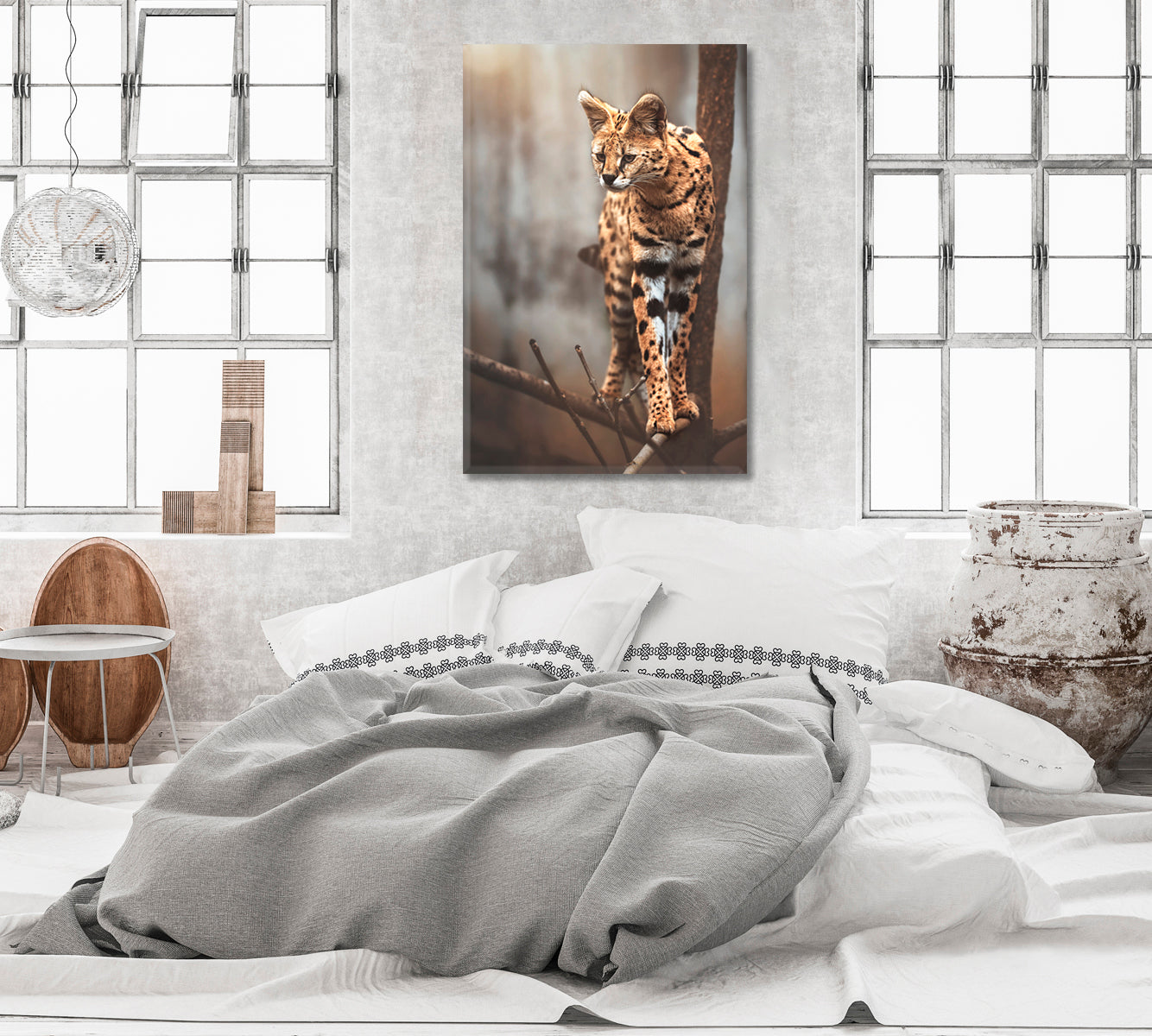 Lovely Serval Canvas Print-Canvas Print-CetArt-1 panel-16x24 inches-CetArt