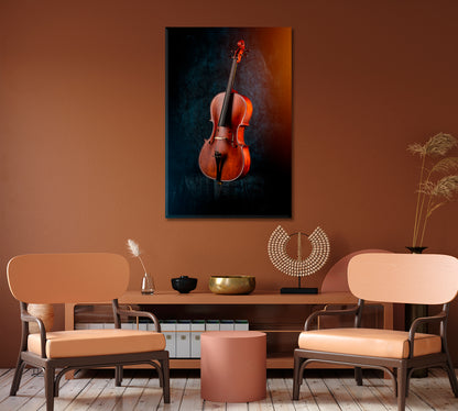 Classic Cello Canvas Print-Canvas Print-CetArt-1 panel-16x24 inches-CetArt
