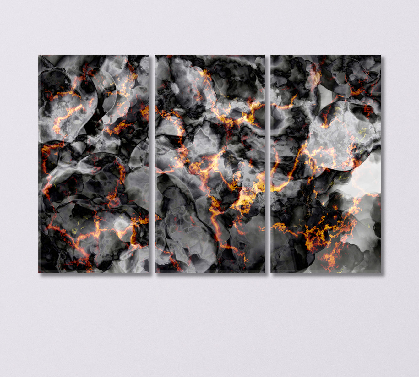 Abstract Hot Embers Canvas Print-Canvas Print-CetArt-3 Panels-36x24 inches-CetArt