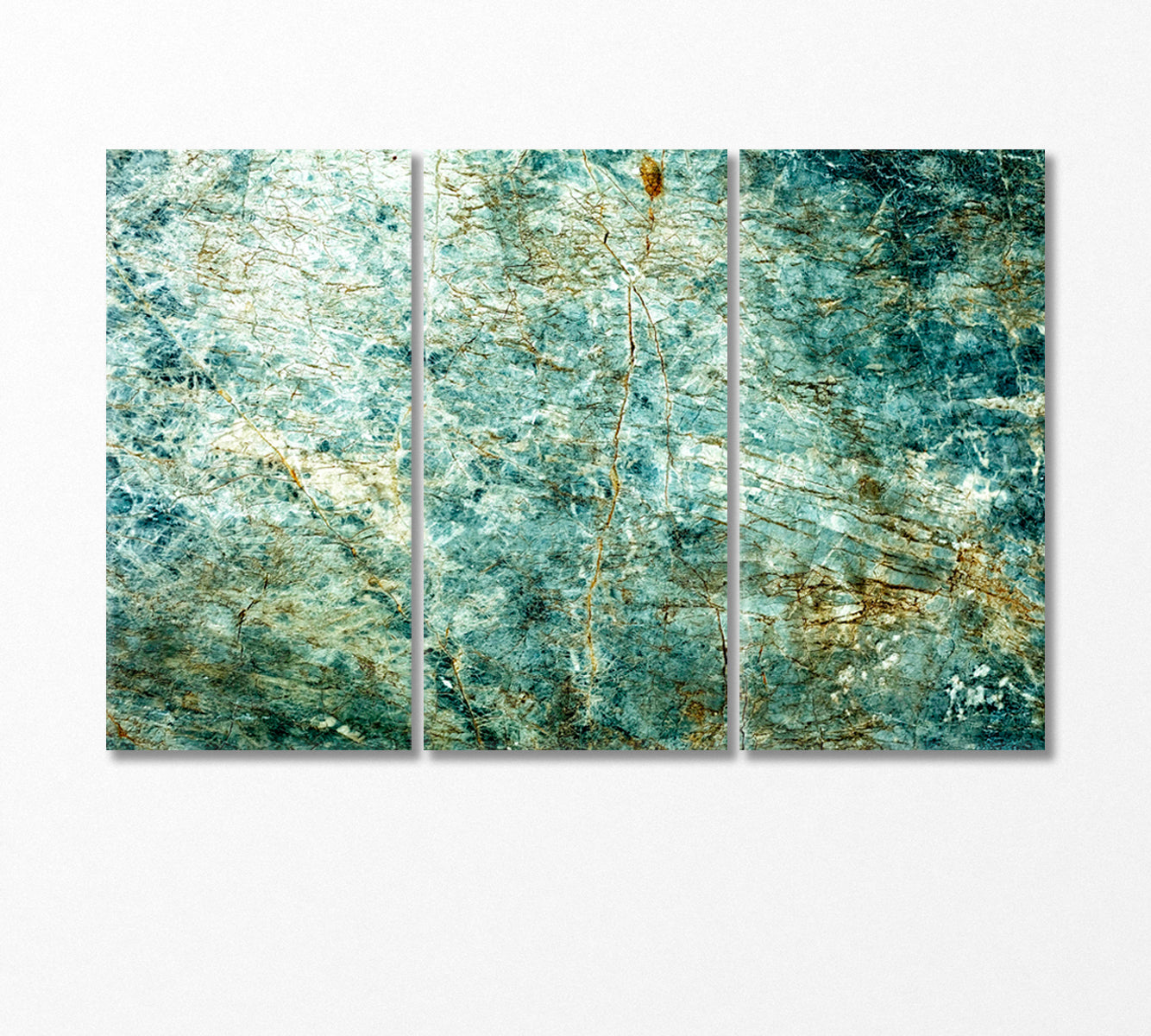 Abstract Old Stone Wall with Cracks Canvas Print-Canvas Print-CetArt-3 Panels-36x24 inches-CetArt
