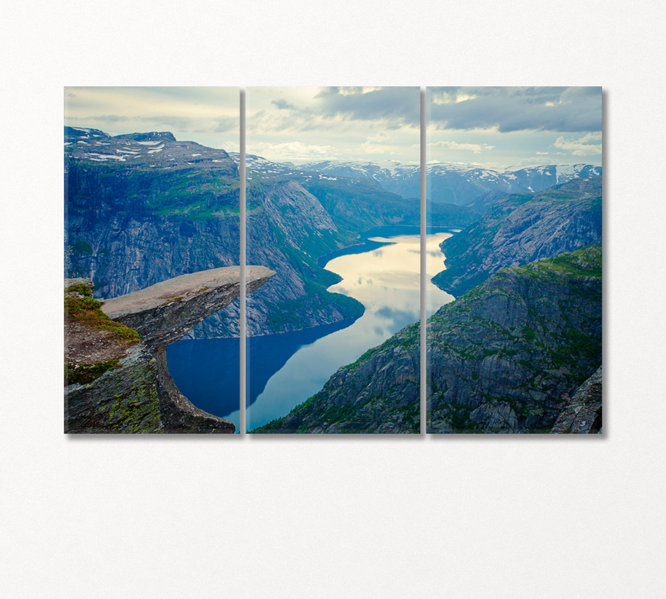 Troll Tongue Norway Canvas Print-Canvas Print-CetArt-3 Panels-36x24 inches-CetArt