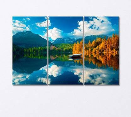 View of the High Tatras National Park Slovakia Canvas Print-Canvas Print-CetArt-3 Panels-36x24 inches-CetArt