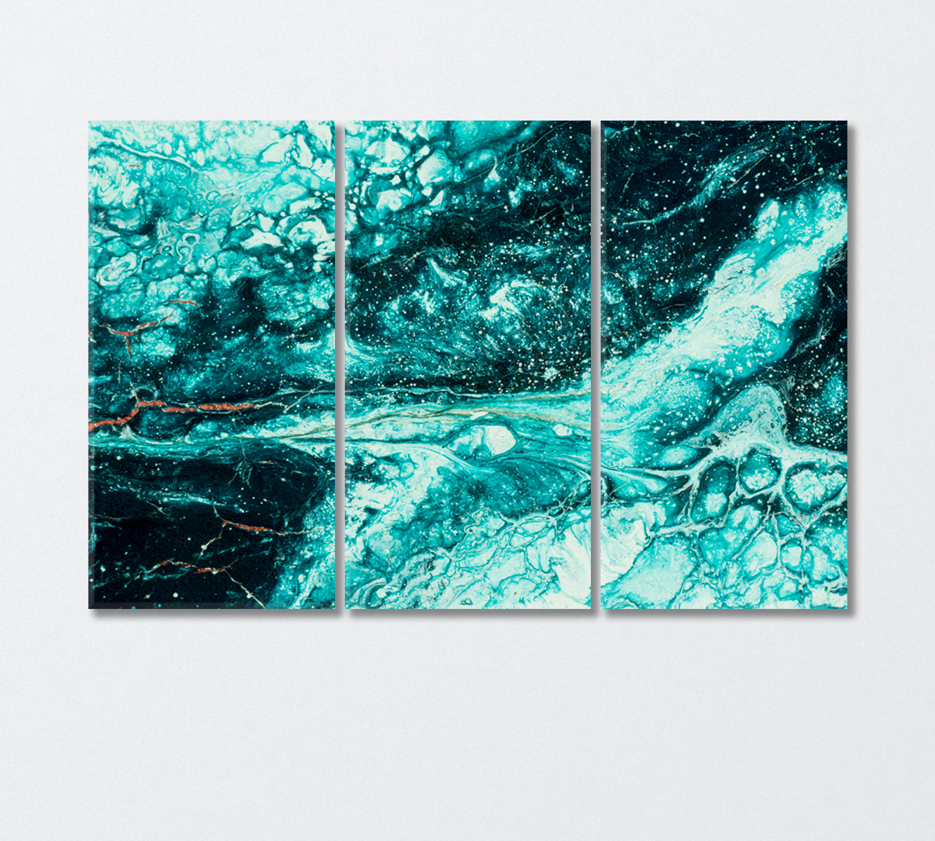 Abstract Magic Ocean Canvas Print-Canvas Print-CetArt-3 Panels-36x24 inches-CetArt