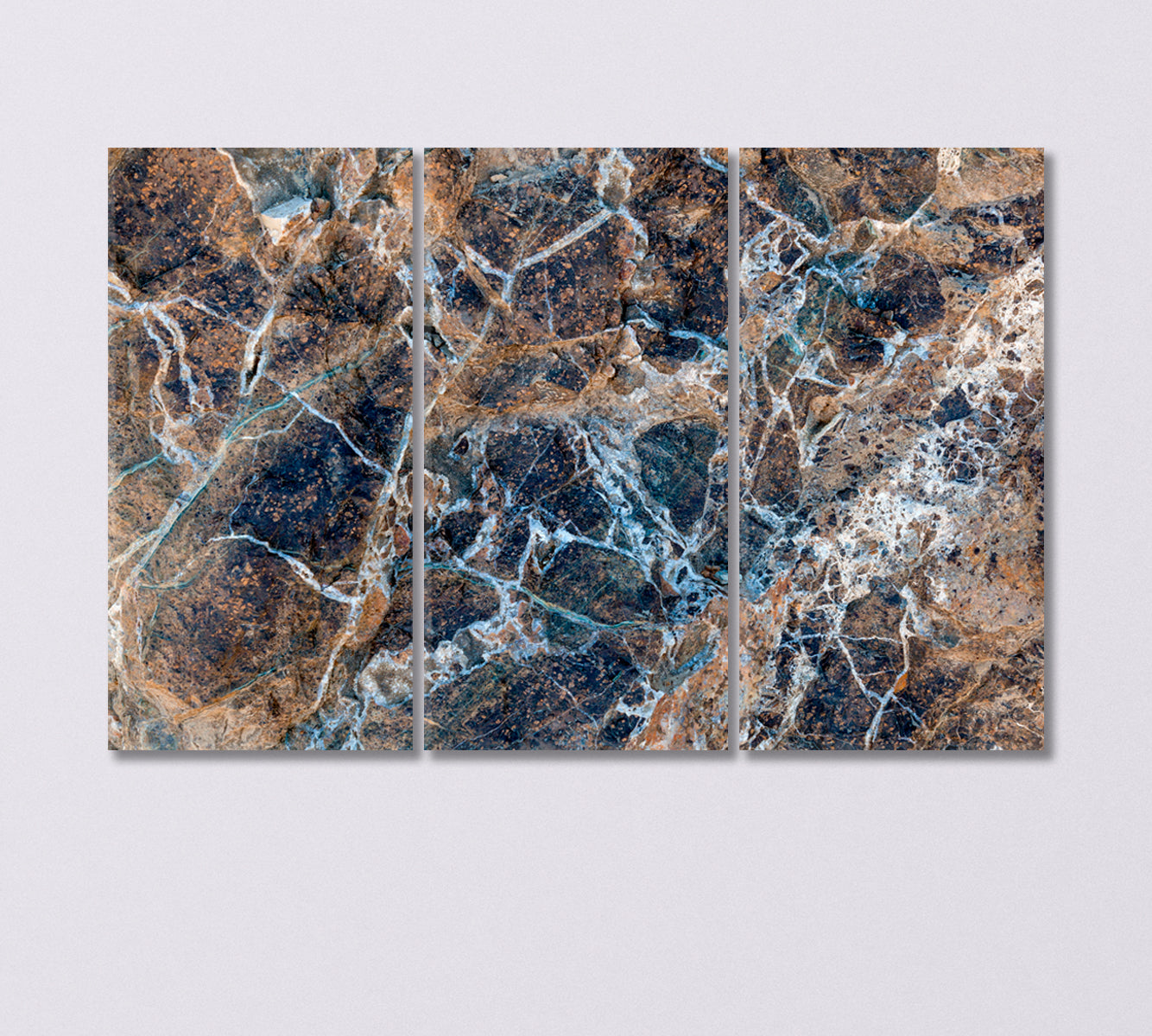 Natural Marble Stone Canvas Print-Canvas Print-CetArt-3 Panels-36x24 inches-CetArt