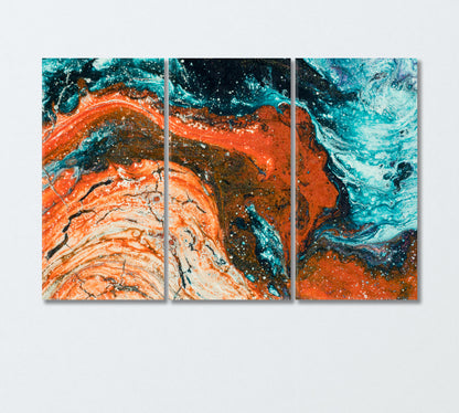 Fantastic Bright Abstract Patterns Canvas Print-Canvas Print-CetArt-3 Panels-36x24 inches-CetArt
