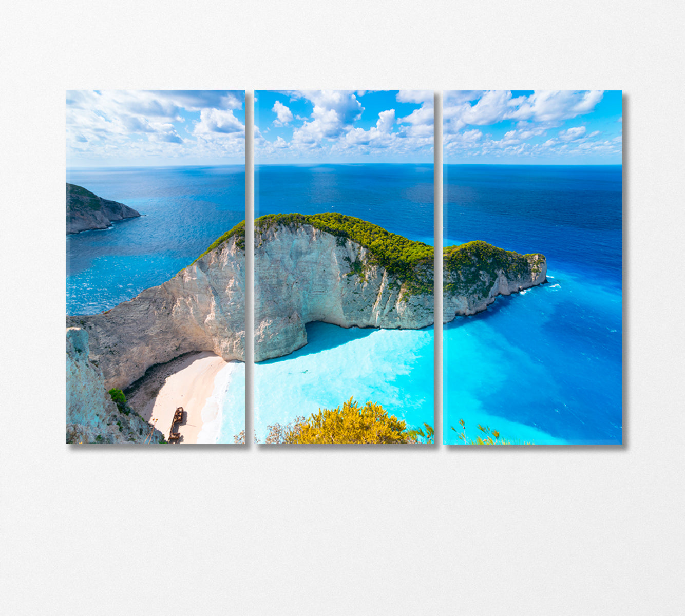 Zakynthos Island Greece Canvas Print-Canvas Print-CetArt-3 Panels-36x24 inches-CetArt