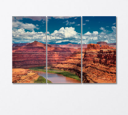 Zion National Park near Utah USA Canvas Print-Canvas Print-CetArt-3 Panels-36x24 inches-CetArt