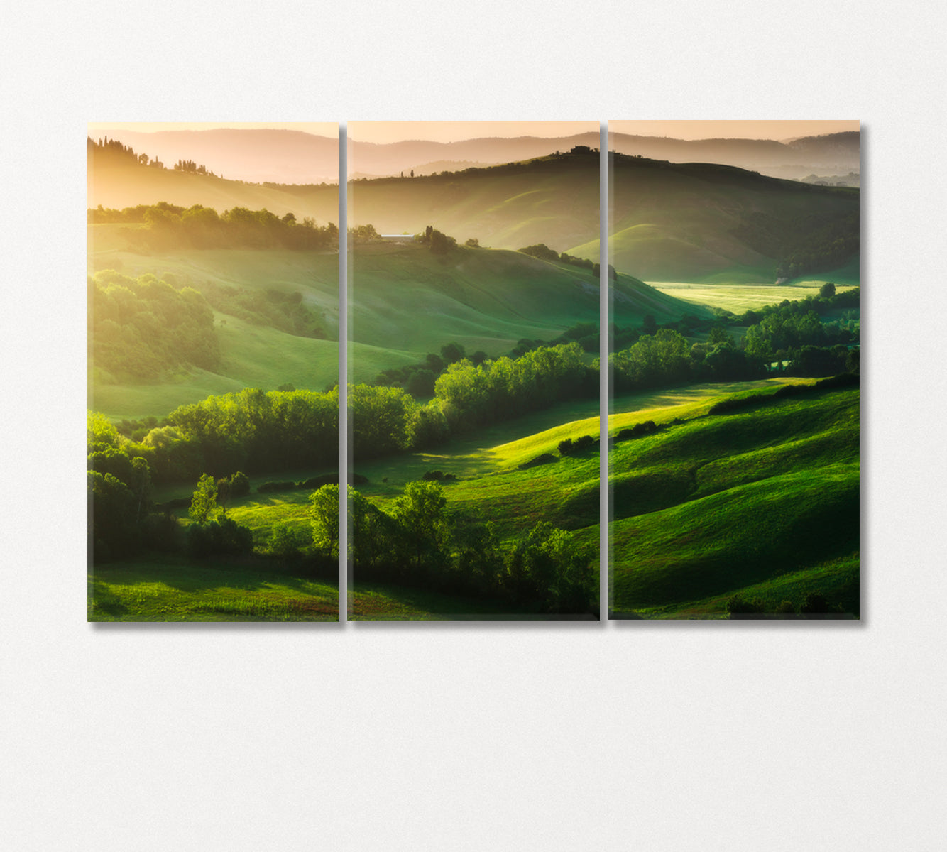 Landscape of Tuscany Italy Canvas Print-Canvas Print-CetArt-3 Panels-36x24 inches-CetArt