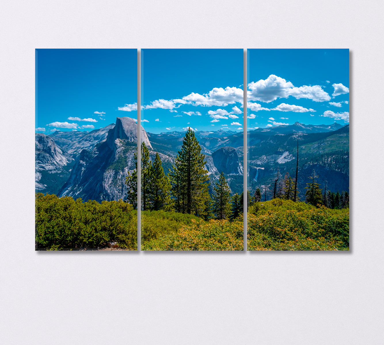 Yosemite National Park United States Canvas Print-Canvas Print-CetArt-3 Panels-36x24 inches-CetArt