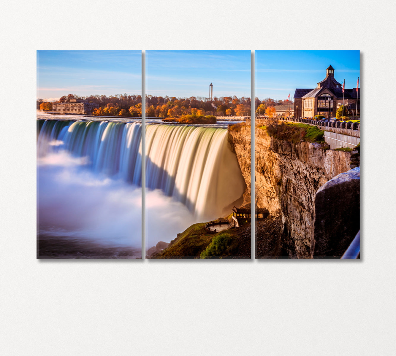 Niagara Falls Canada Canvas Print-Canvas Print-CetArt-3 Panels-36x24 inches-CetArt