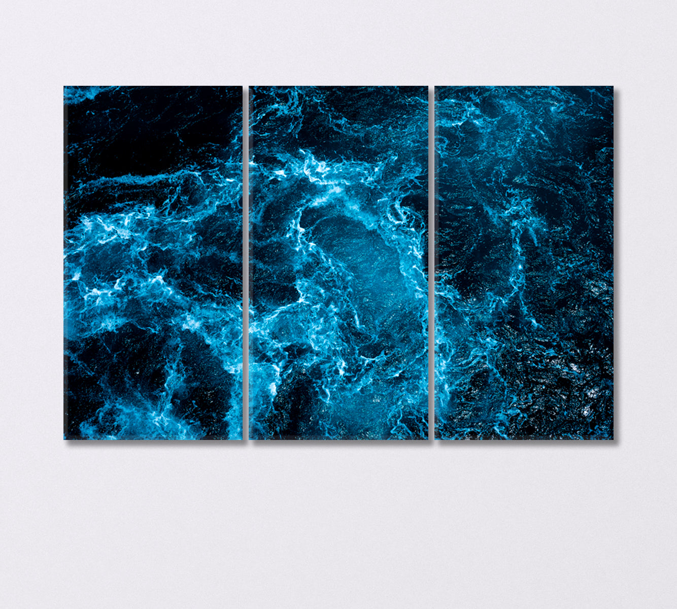 Wild Ocean Waves Canvas Print-Canvas Print-CetArt-3 Panels-36x24 inches-CetArt