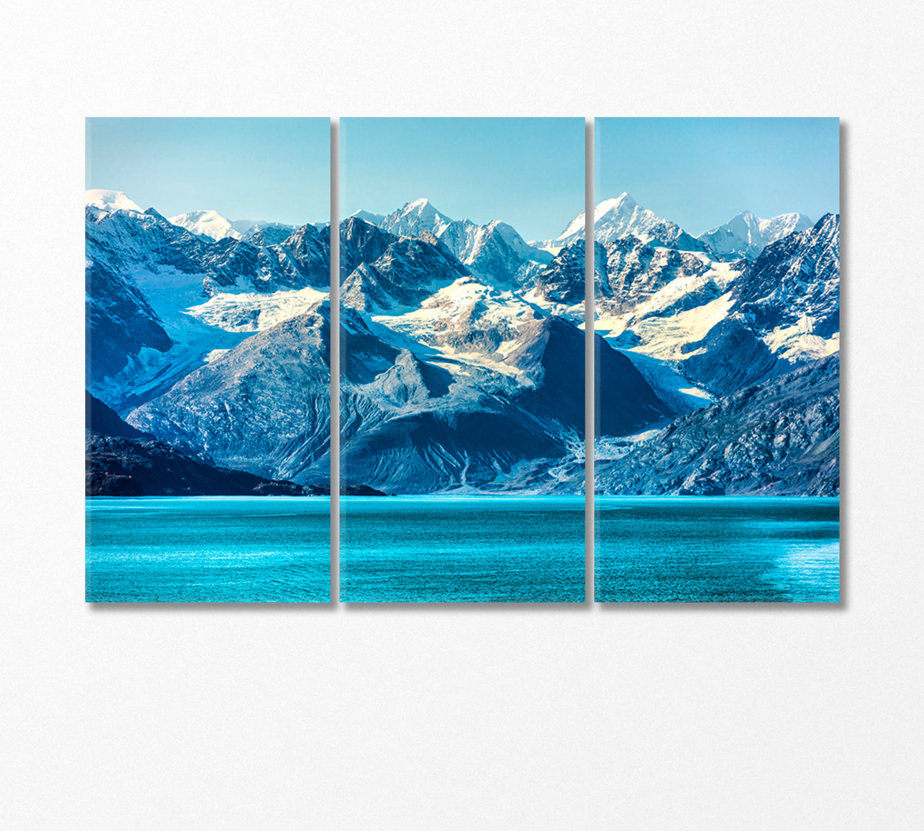 Glacier Bay National Park in Alaska USA Canvas Print-Canvas Print-CetArt-3 Panels-36x24 inches-CetArt