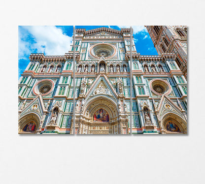 Cathedral in Florence Italy Canvas Print-CetArt-3 Panels-36x24 inches-CetArt