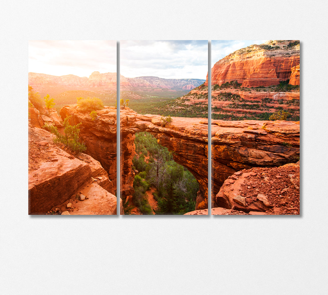 Devil's Bridge Arizona United States Canvas Print-Canvas Print-CetArt-3 Panels-36x24 inches-CetArt