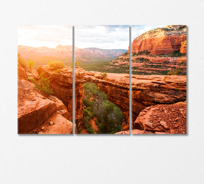 Devil's Bridge Arizona United States Canvas Print-Canvas Print-CetArt-3 Panels-36x24 inches-CetArt