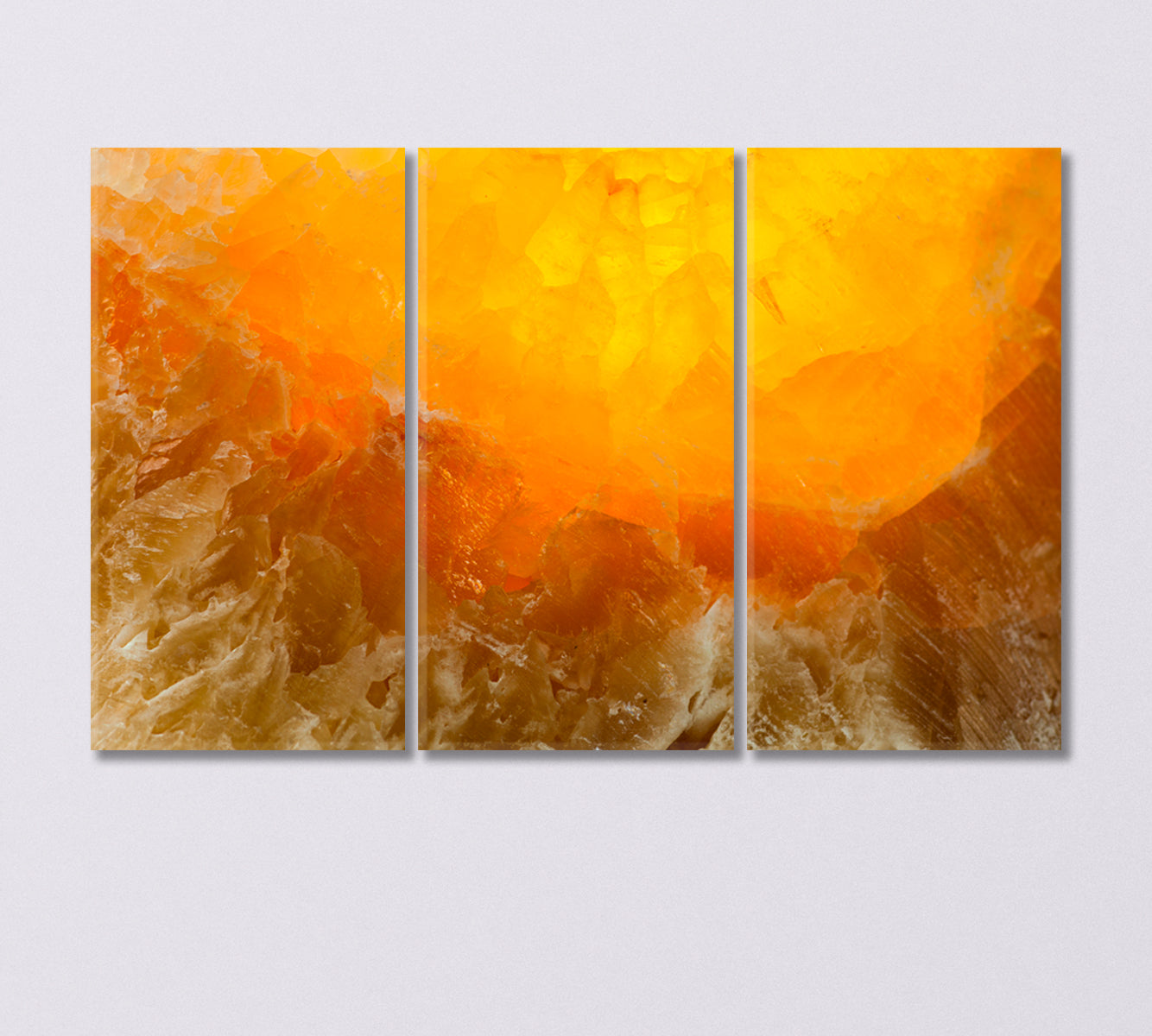 Close Up of Yellow Gold Marble Canvas Print-Canvas Print-CetArt-3 Panels-36x24 inches-CetArt