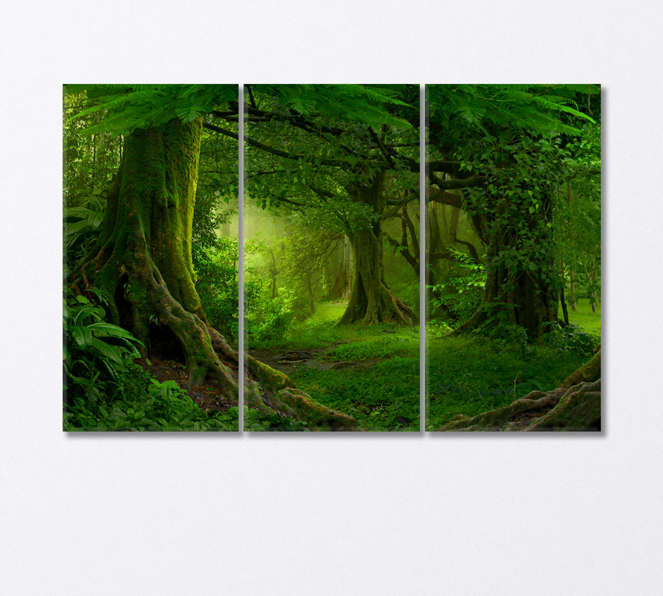 Tropical Jungle Southeast Asia Canvas Print-Canvas Print-CetArt-3 Panels-36x24 inches-CetArt