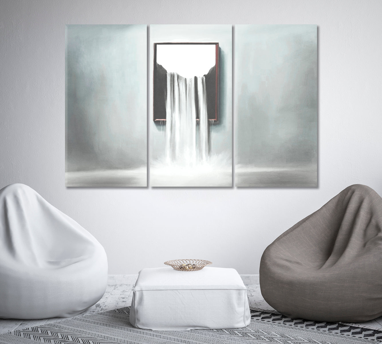 Surreal Waterfall Canvas Print-Canvas Print-CetArt-1 Panel-24x16 inches-CetArt