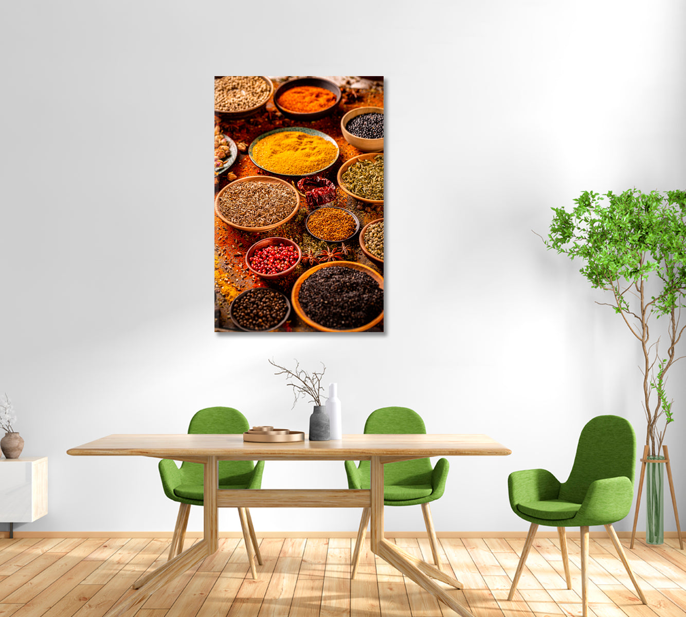 Colorful Spices Canvas Print-Canvas Print-CetArt-1 panel-16x24 inches-CetArt