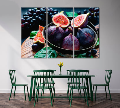 Fresh Figs Canvas Print-Canvas Print-CetArt-1 Panel-24x16 inches-CetArt