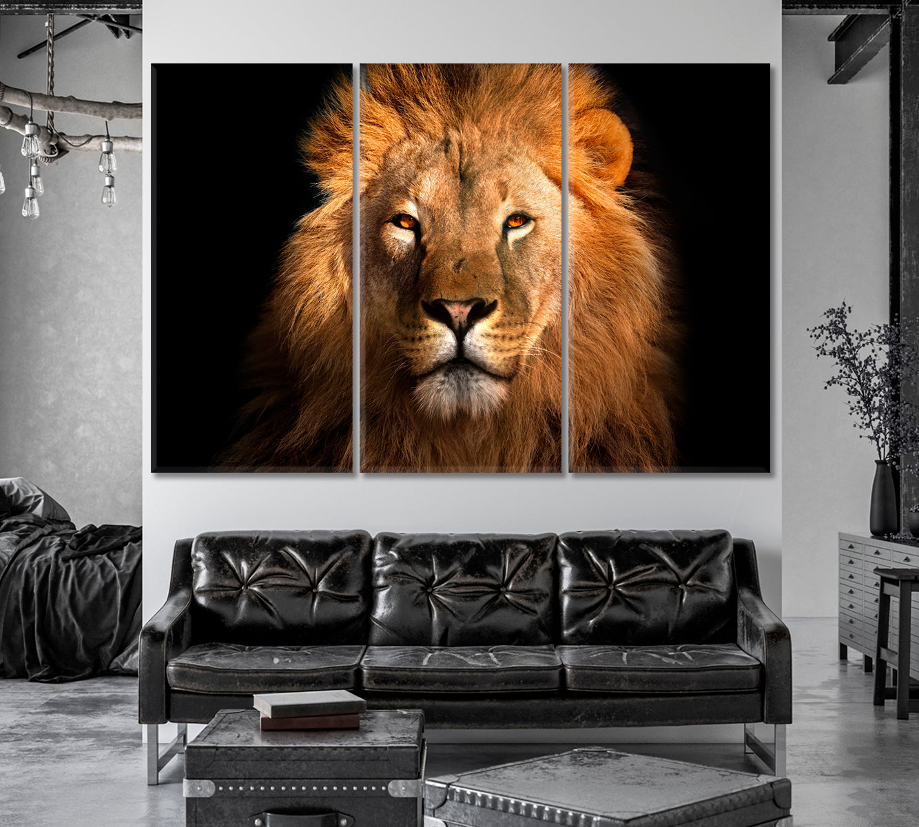 Lion King Canvas Print-Canvas Print-CetArt-1 Panel-24x16 inches-CetArt