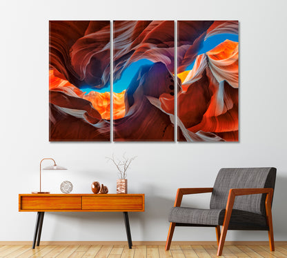 Antelope Canyon Arizona USA Canvas Print-Canvas Print-CetArt-1 Panel-24x16 inches-CetArt