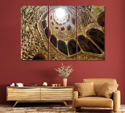 Initiation Well in Sintra Portugal Canvas Print-Canvas Print-CetArt-1 Panel-24x16 inches-CetArt