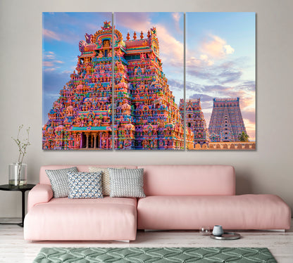 Sri Ranganathaswamy Temple Srirangam India Canvas Print-Canvas Print-CetArt-1 Panel-24x16 inches-CetArt
