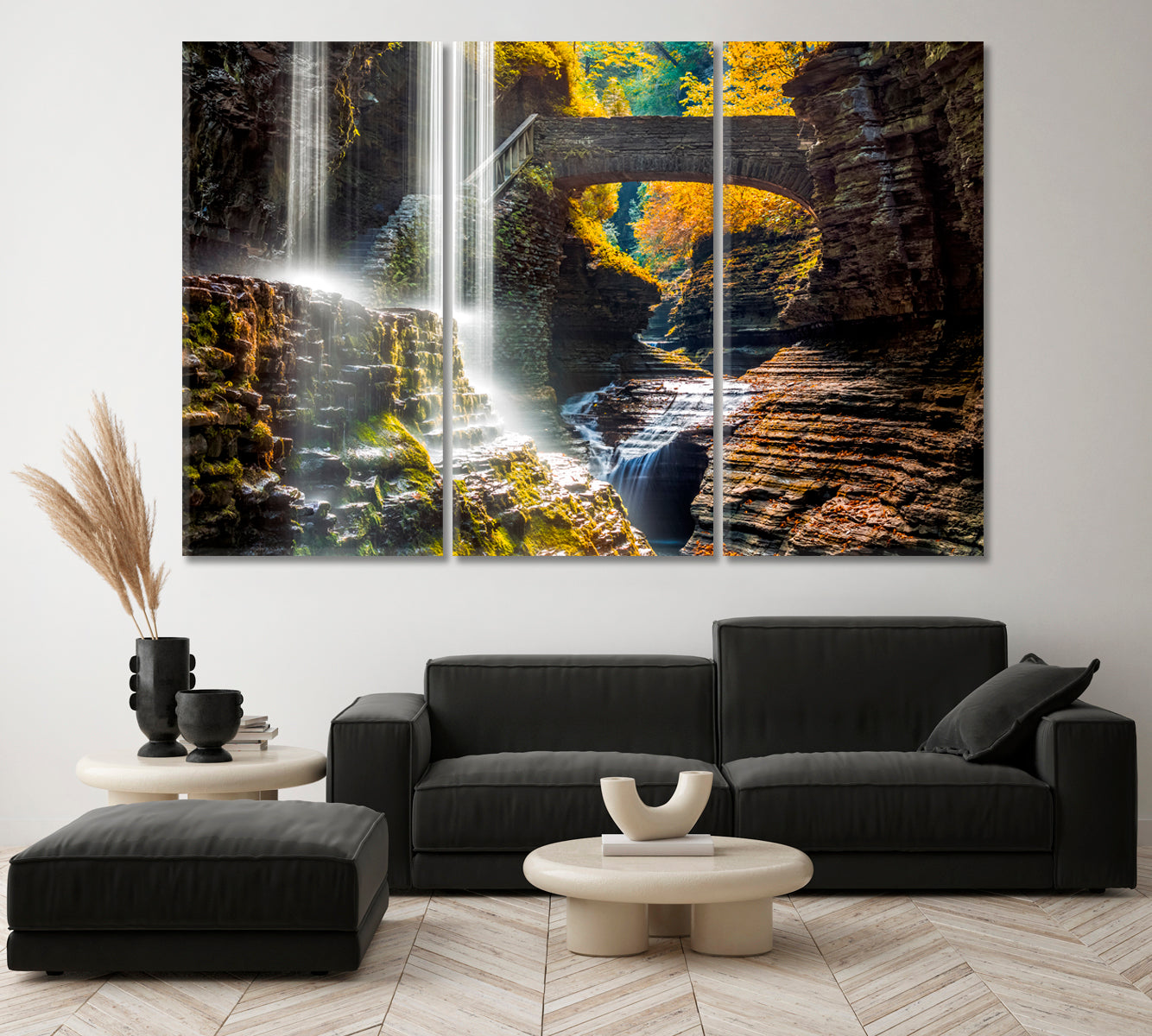 Watkins Glen State Park NY Canvas Print-Canvas Print-CetArt-1 Panel-24x16 inches-CetArt