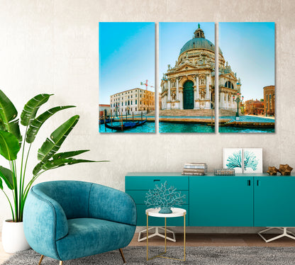 Church of Santa Maria Della Salute Venice Italy Canvas Print-Canvas Print-CetArt-1 Panel-24x16 inches-CetArt