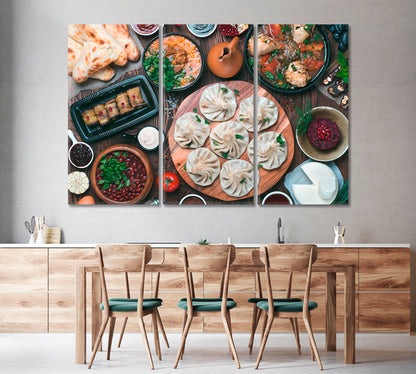 Traditional Georgian Cuisine Canvas Print-Canvas Print-CetArt-1 Panel-24x16 inches-CetArt
