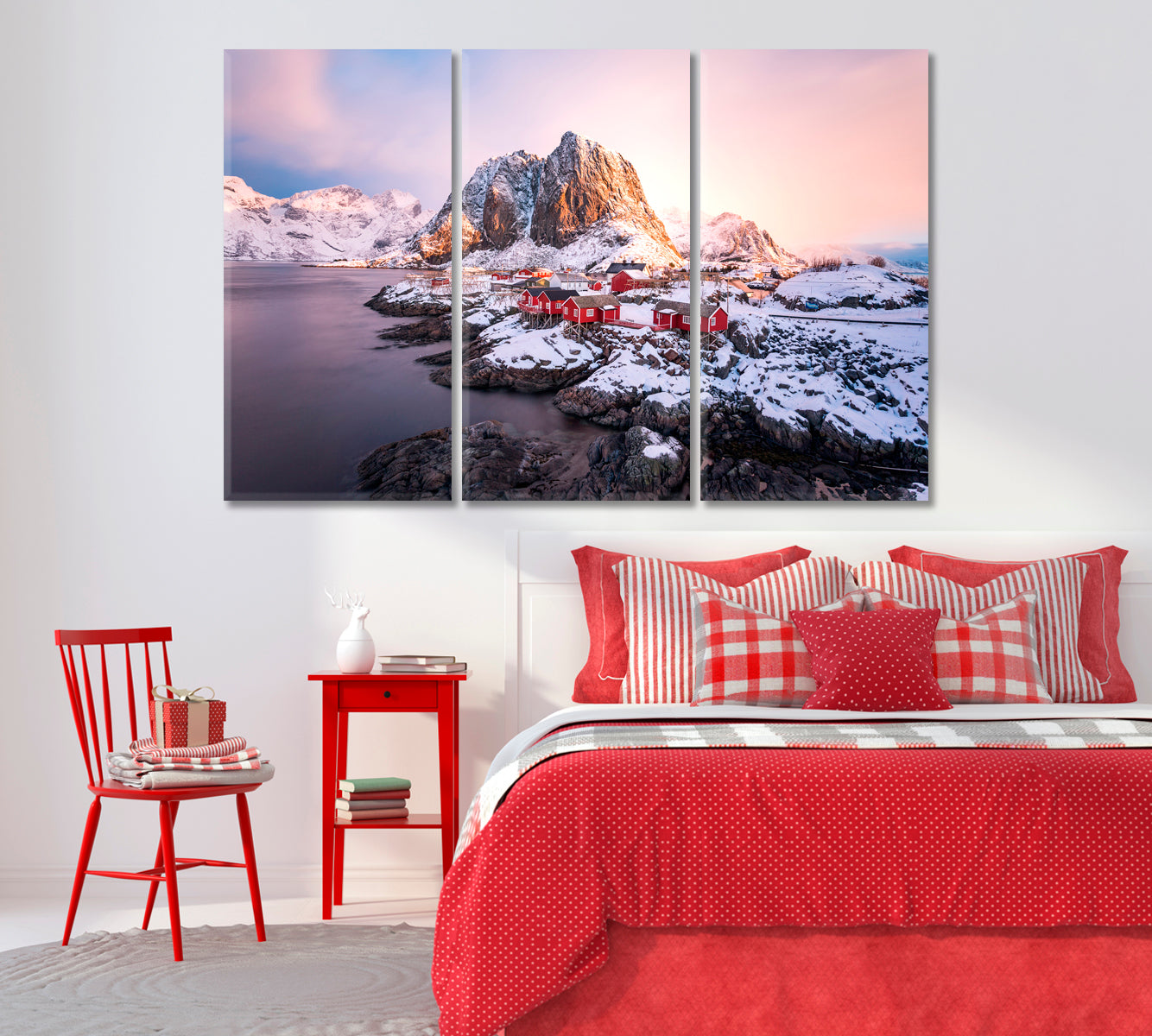 Hamnoy Lofoten Islands Norway Canvas Print-Canvas Print-CetArt-1 Panel-24x16 inches-CetArt