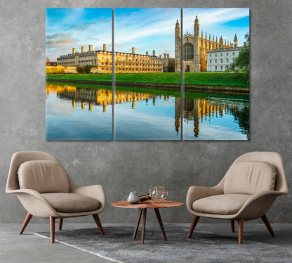 King's Chapel in Cambridge UK Canvas Print-Canvas Print-CetArt-1 Panel-24x16 inches-CetArt