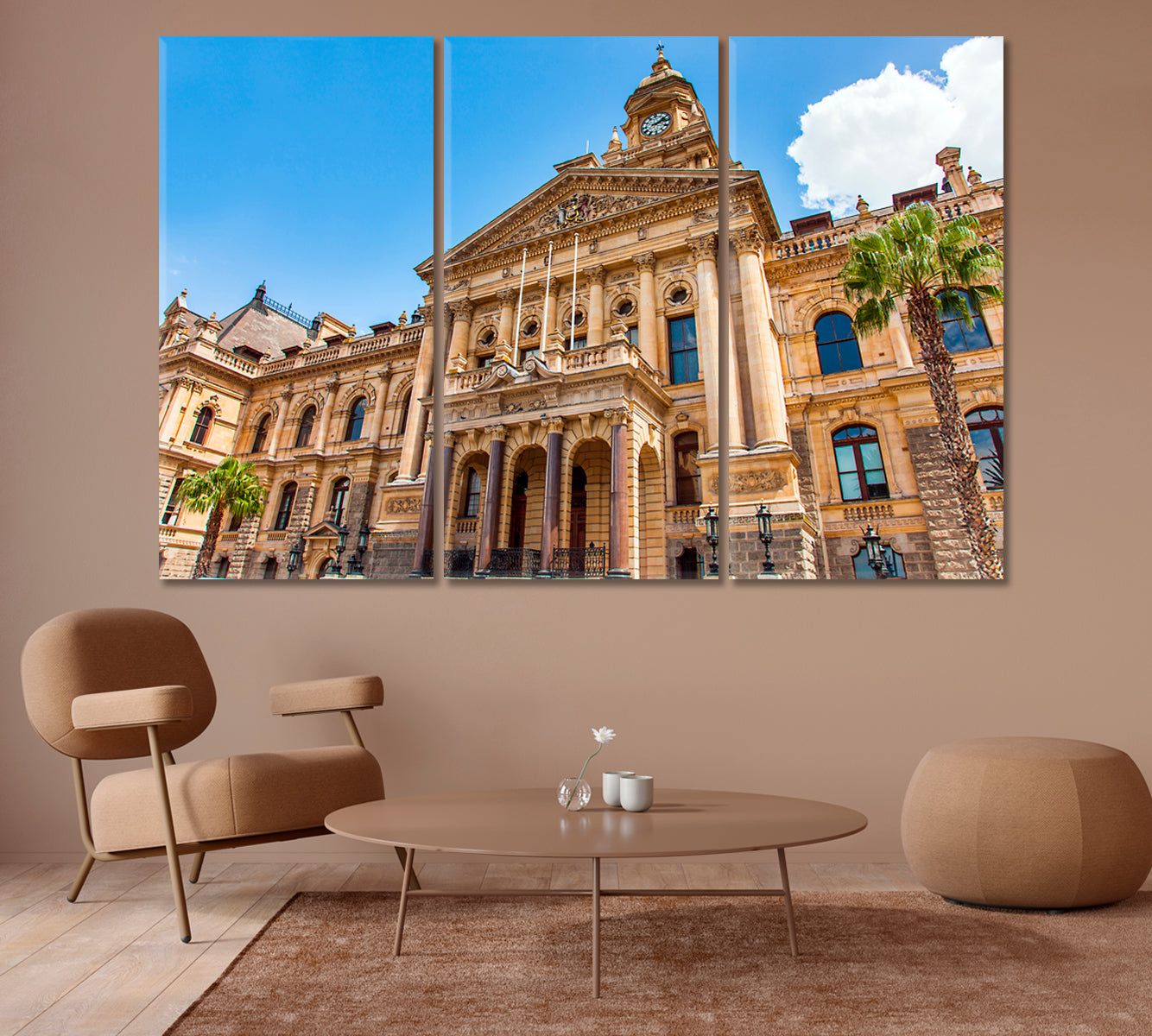 Cape Town City Hall South Africa Canvas Print-Canvas Print-CetArt-1 Panel-24x16 inches-CetArt