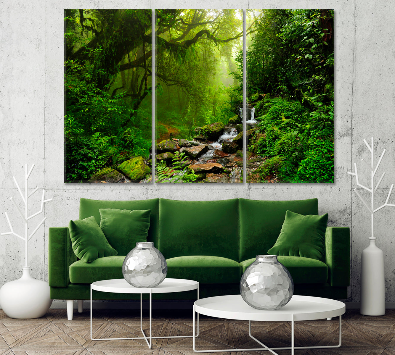 Subtropical Forest in Nepal Canvas Print-Canvas Print-CetArt-1 Panel-24x16 inches-CetArt