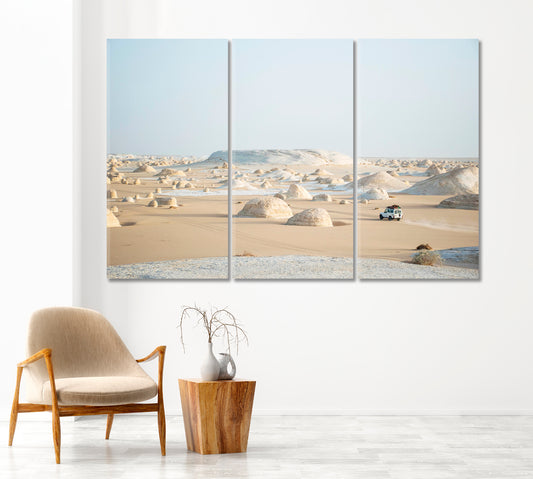 White Desert Bahariya Egypt Canvas Print-Canvas Print-CetArt-1 Panel-24x16 inches-CetArt