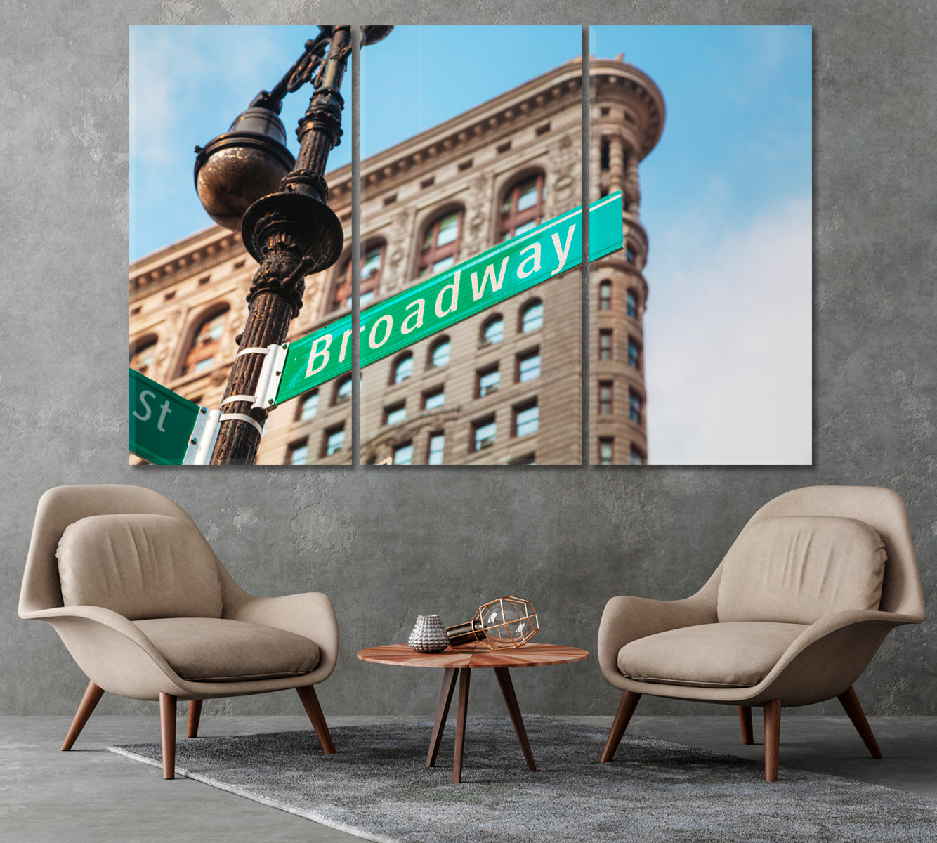 Broadway Sign in New York USA Canvas Print-Canvas Print-CetArt-1 Panel-24x16 inches-CetArt