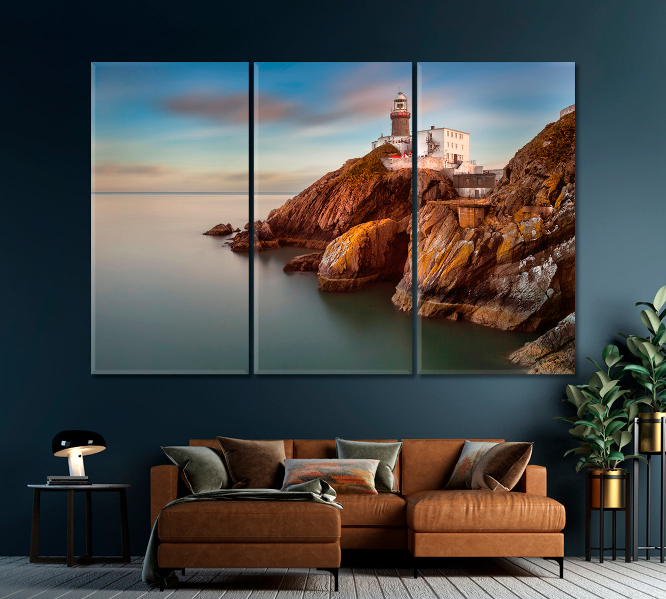 Baily Lighthouse Dublin Ireland Canvas Print-Canvas Print-CetArt-1 Panel-24x16 inches-CetArt