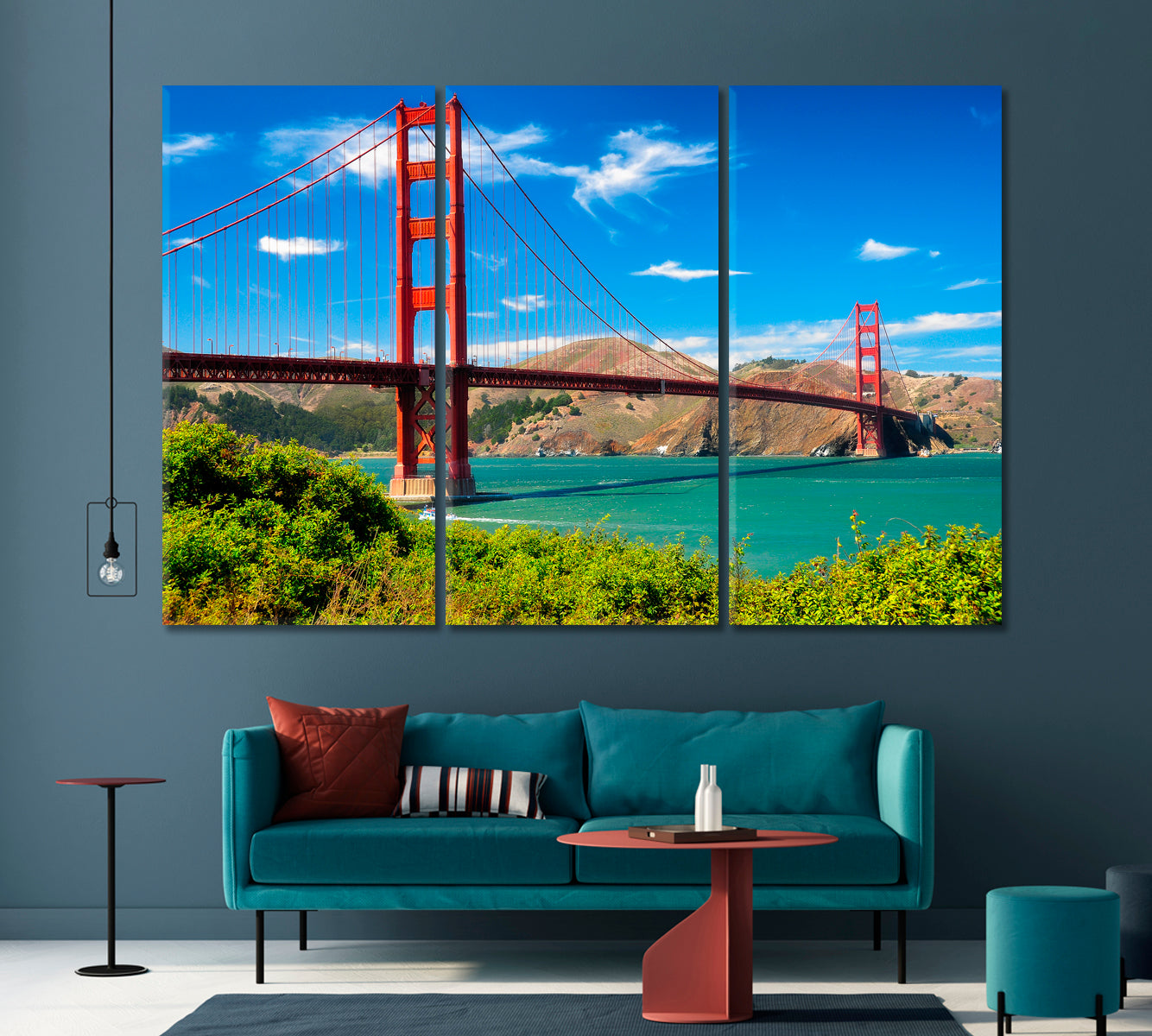 Golden Gate Bridge San Francisco Canvas Print-Canvas Print-CetArt-1 Panel-24x16 inches-CetArt