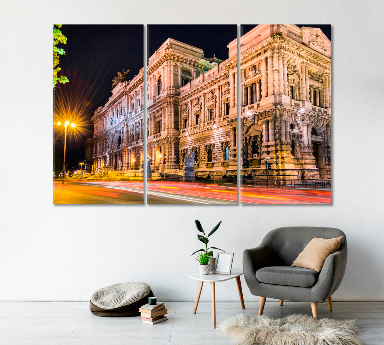 Palace of Justice Rome Italy Canvas Print-Canvas Print-CetArt-1 Panel-24x16 inches-CetArt